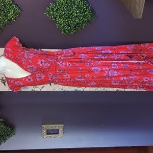 Land Of The Free Floral Wrap Dress